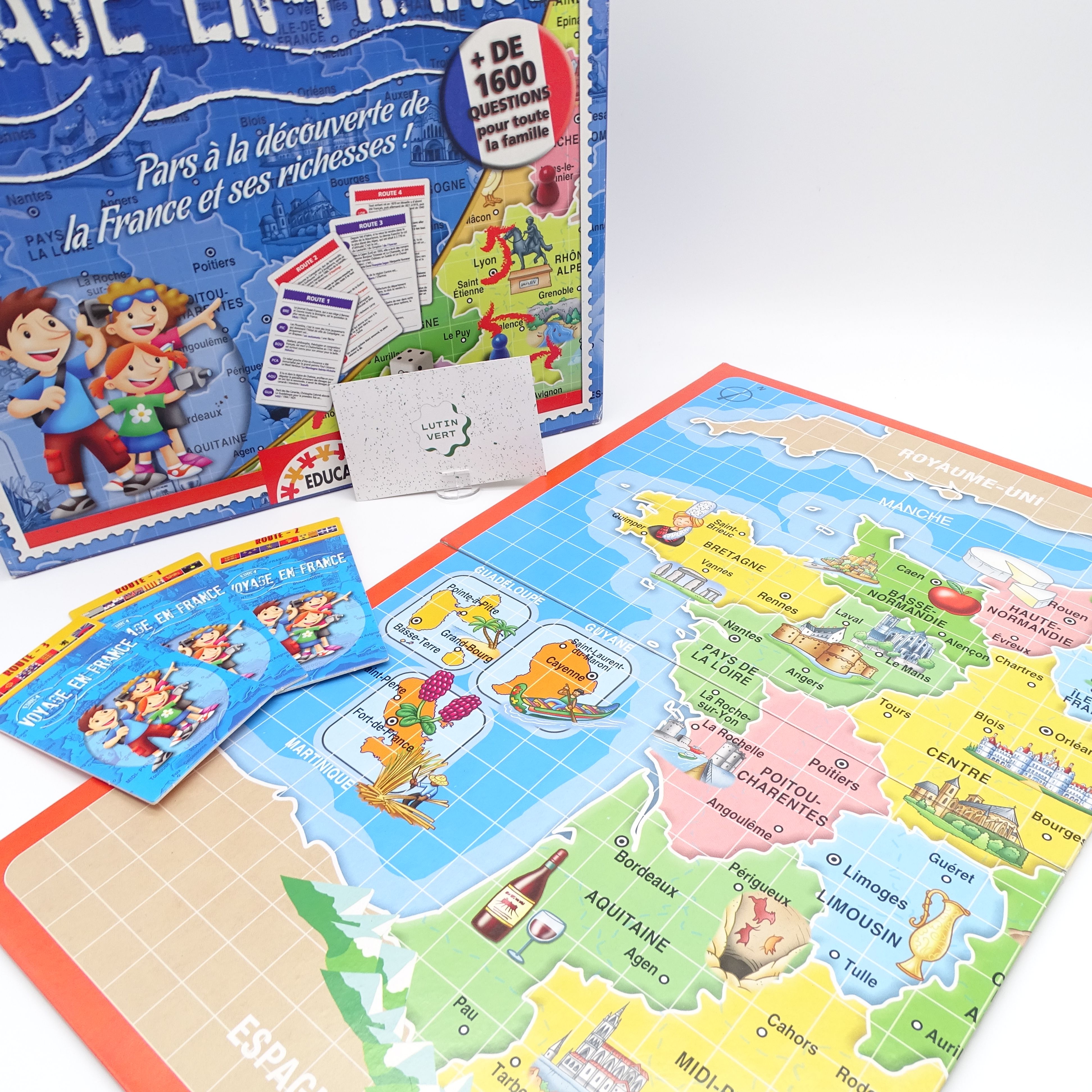 Voyage en France d'occasion EDUCA - Dès 8 ans | Ref 13604 Très bon état - Vue 2 - 